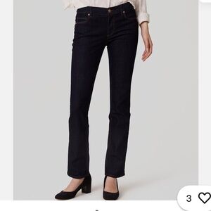 Ann Taylor Loft Modern Straight Leg Denim Jean pants size 25/0P!